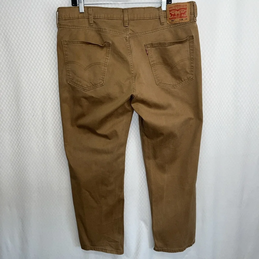Levis 541 Athletic Taper Pants Mens 38x30 (actual: 38x28)‎ Tobacco Brown